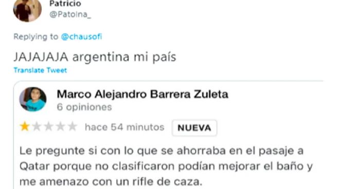 Cargadas a chilenos.&nbsp;