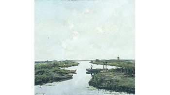 ámbito.com | Además de los paisajes marítimos argentinos y uruguayos, las recreaciones de temas holandeses de Jacques Witjens también son muy demandadas por el mercado.
