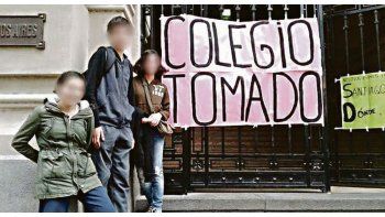 Las tomas. Ayer había 14 escuelas tomadas por sus alumnos. Esperan que crezca el número de establecimiento sin clases con el paso de los días.
