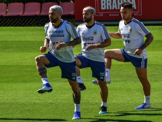 La Selección se prepara para el duelo con Paraguay.