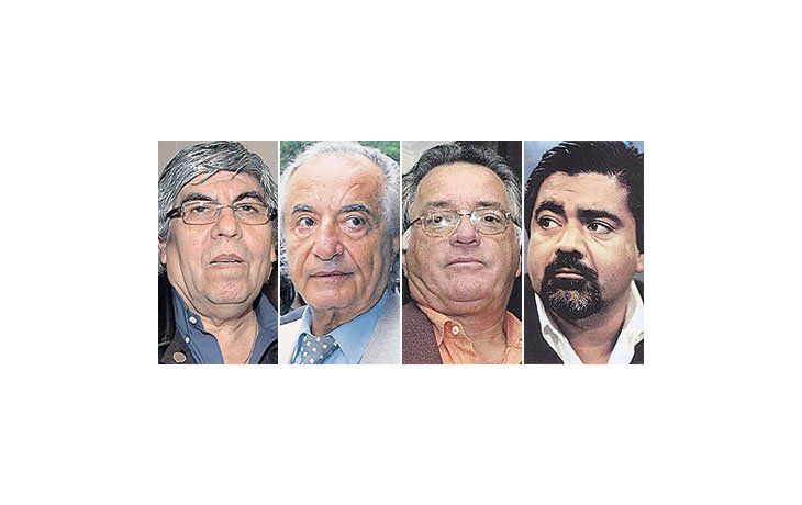 ámbito.com | Hugo Moyano, Armando Cavalieri, Luis Barrionuevo y Gerardo Martínez.