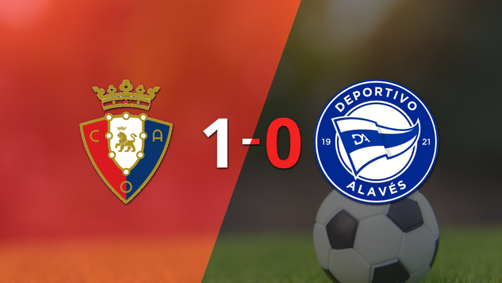 Osasuna derrotó 1-0 a Alavés