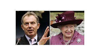 El ex premier Tony Blair y la reina Isabel II, los más influyentes de Gran Bretaña