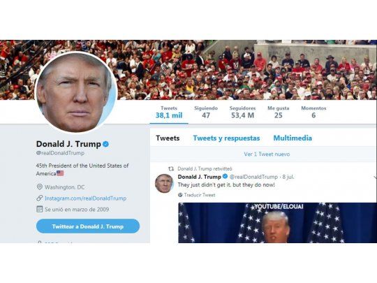 Trump, el rey de Twitter