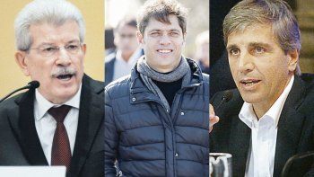 Juan Carlos Fábrega,&nbsp;Axel Kicillof y&nbsp;Luis Caputo.