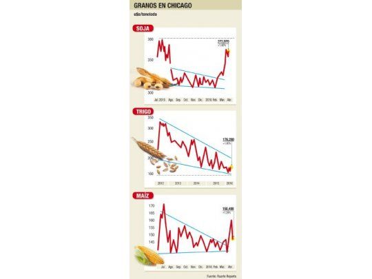 Soja, en espera del factor clima