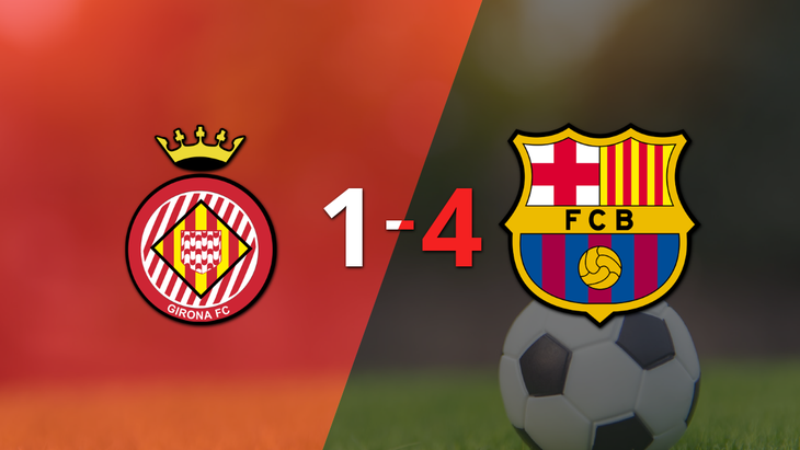 Doblete de Lamine Yamal en la goleada de Barcelona frente a Girona
