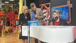 Palito Ortega y Evangelina Salazar fueron los primeros invitados de Mammon.