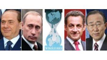 El Premier italiano, Silvio Berlusconi; el Primer Ministro ruso, Vladimir Putin; el presidente francés, Nicolás Sarkozy; y Secretario General de la ONU, Ban Ki-moon.