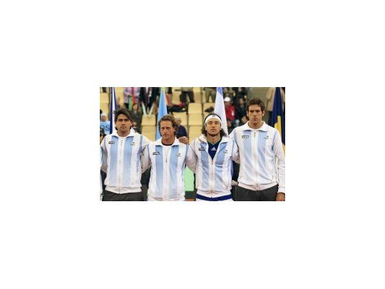 La última vez que jugaron juntos Schwank, Nalbandian, Mónaco y Del Potro fue en la final de 2011 ante España.