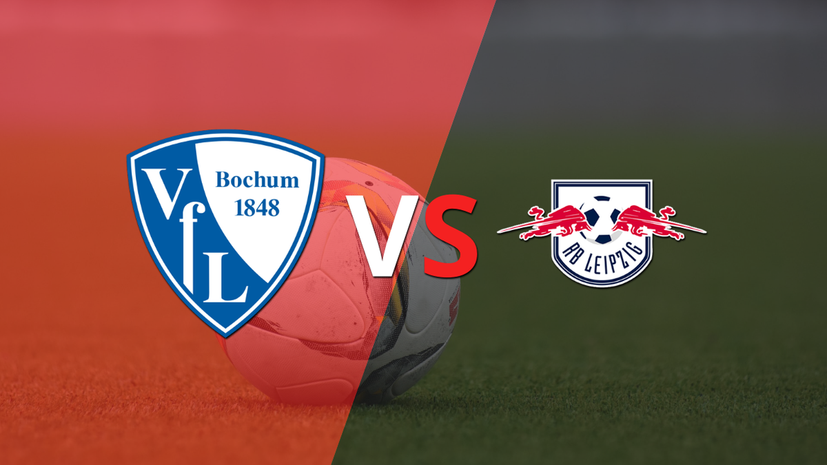 The second half of the tie between Bochum and RB Leipzig begins