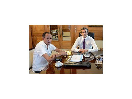 Omar Maturano y Florencio Randazzo