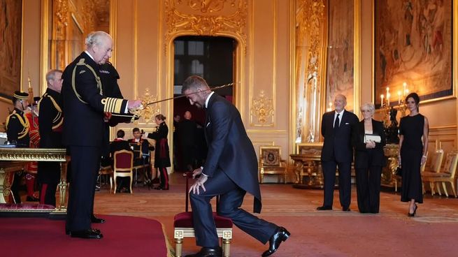 David Beckham fue nombrado caballero de Inglaterra.
