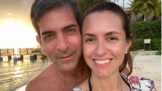 El asesinado fiscal paraguayo Marcelo Pecci y su esposa.