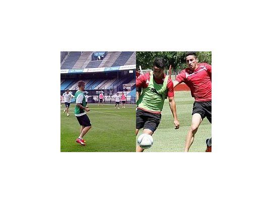 Racing e Independiente ajustan detalles en busca del pasaje a la Libertadores (Fotos del sitio oficial de cada club).