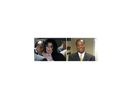 Michael Jackson y su médico personal, Conrad Murray.
