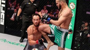 MMA: brutal nocaut con un rodillazo volador en tan sólo 10 segundos