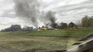 Manifestantes cortaron la autopista Buuenos Aires-La Plata a la altura de Bernal. 