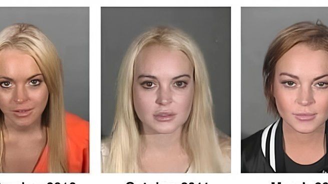 La actriz Lindsay Lohan tuvo varios arrestos por consumo de drogas.