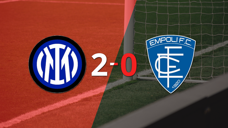 Inter celebró una victoria 2-0 sobre Empoli