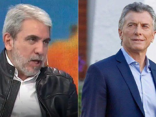 Aníbal Fernández y Mauricio Macri.