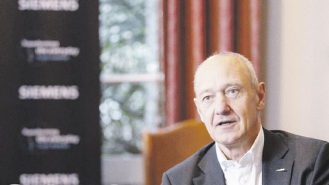 De gira. Roland Busch, presidente y CEO Global de Siemens, recorrió los países de la región e hizo un análisis sobre el mundo y la Argentina.
