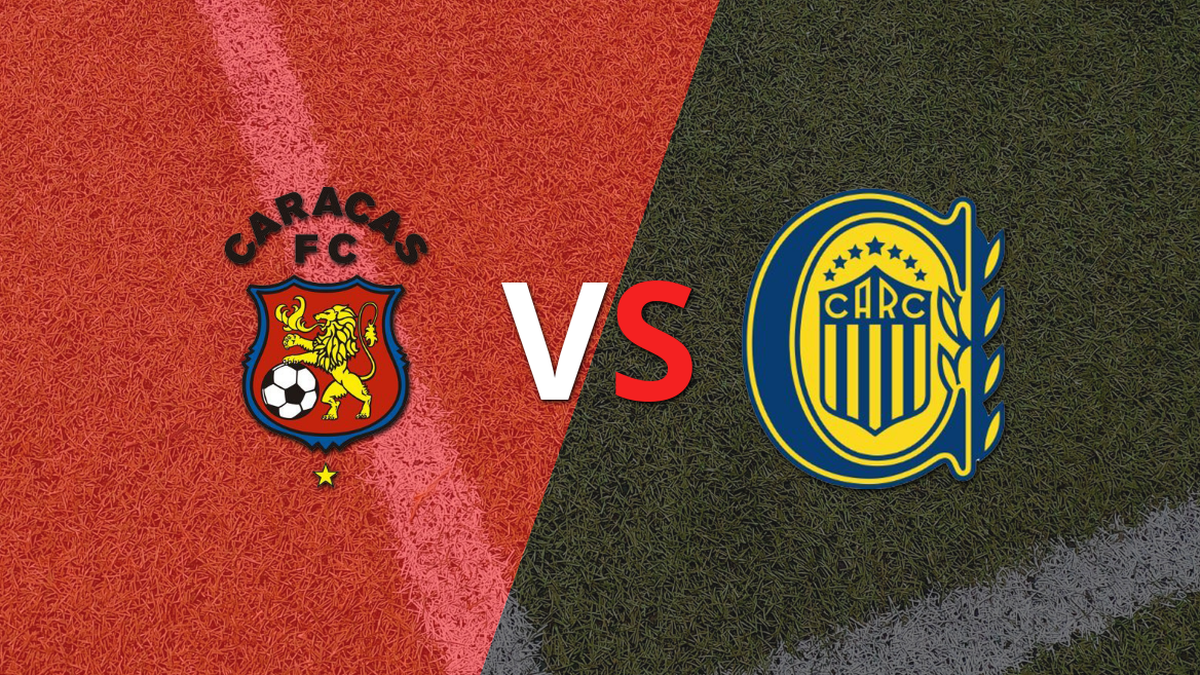 The match between Caracas and Rosario Central begins