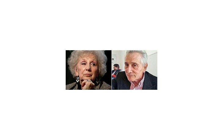 Estela de Carlotto y Marcos Aguinis