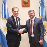 Diego Santilli y Marcelo Orrego se reunieron en San Juan. Diego Santilli y Marcelo Orrego se reunieron en San Juan.