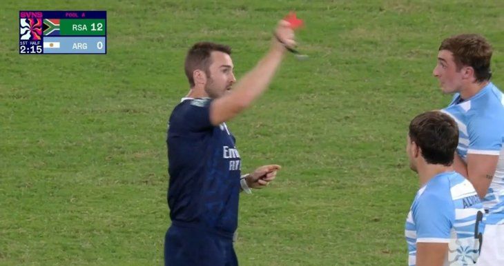 El &aacute;rbitro expuls&oacute; a Martiniano Arrieta.