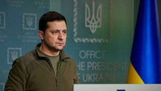 El presidente de Ucrania, Volodomir Zelenski.