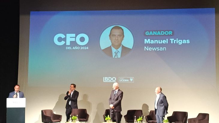 Manuel Trigas, de Newsan, fue galardonado como CFO del año.