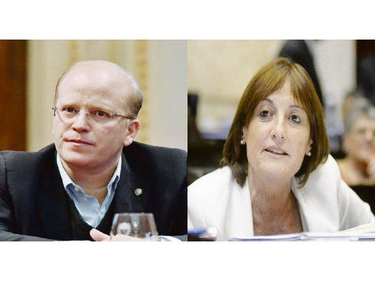 Luis Contigiani y Alicia Ciciliani