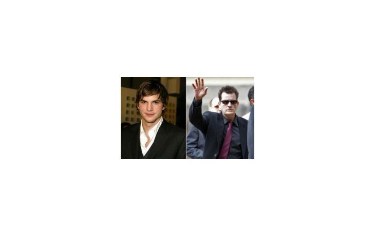 Ashton Kutcher y Charlie Sheen.