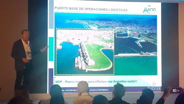 Hidrocarburos. Marcelo Guiscardo, presidente del Clúster Energía Mar del Plata, reveló que los trabajos en el puerto para la actividad offshore ya comenzaron en el espigón 3.