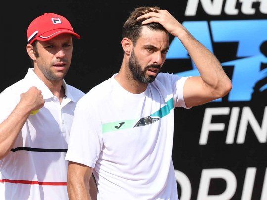 Zeballos y Granollers, 4° preclasificados, debutarán el lunes en las ATP Finals.