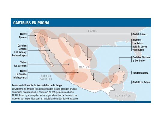 México: la violencia narco deja más de 10.000 muertos en el año