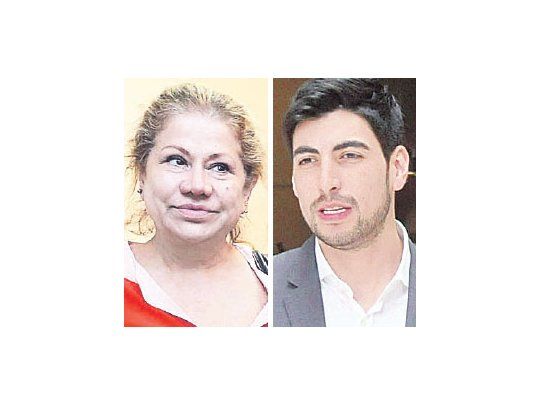 Graciela Camaño y Facundo Moyano