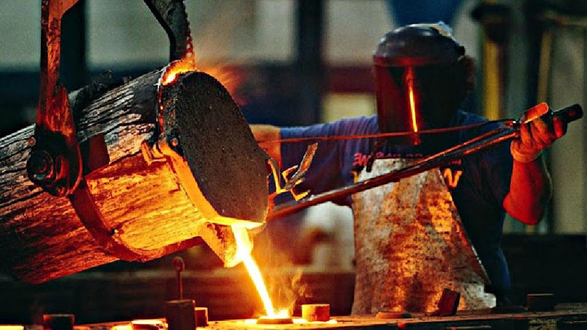 The metallurgical industry deepens its crisis and the use of installed capacity fell to pandemic levels