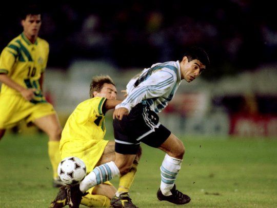 Diego Armando Maradona en su regreso a la selección argentina.&nbsp;