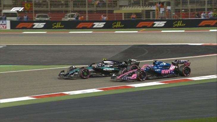 Primeros chispazos en el GP de Bahréin.