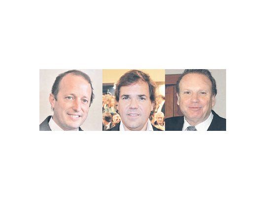 Martín Insaurralde, Alberto Pérez y Raúl Othacehé