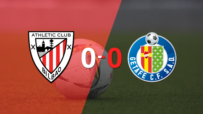 Athletic Bilbao y Getafe igualaron sin goles en el marcador