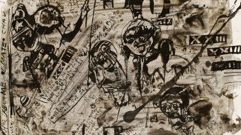 Alberto Greco. Un dibujo de los muchos que se exponen en la muestra La mala letra que le dedica la galería Del Infinito.