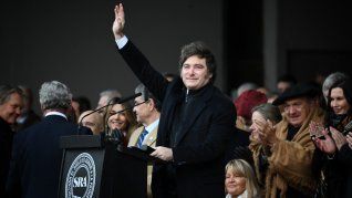 Javier Milei anunció la baja de retenciones en la Expo Rural 2025.