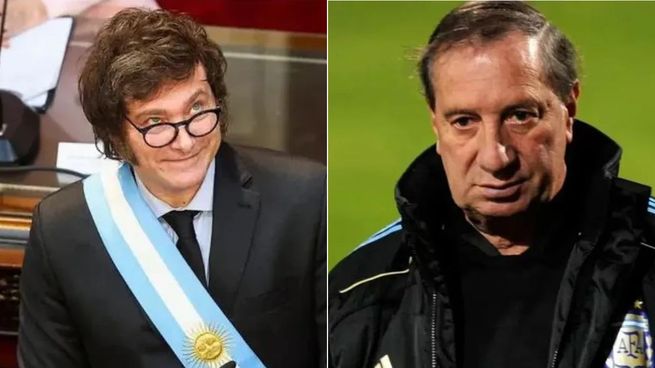 Javier Milei festejó los 87 años de Carlos Bilardo.&nbsp;