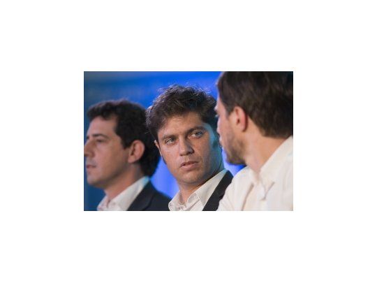 Axel Kicillof en el Mercado Central.