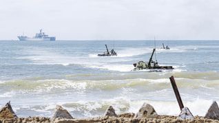 ENSAYOS. Barcos del Ejército chino hicieron maniobras cerca de Taiwán.