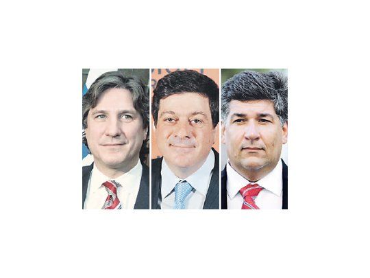 Amado Boudou, Gabriel Mariotto, Guido Antonini Wilson