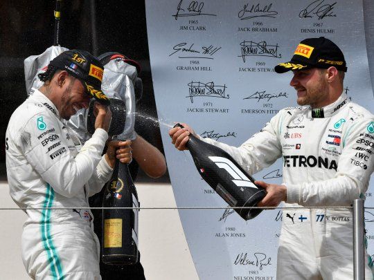 Lewis Hamilton y Valteri Bottas, los dueños de los podios en la F1.